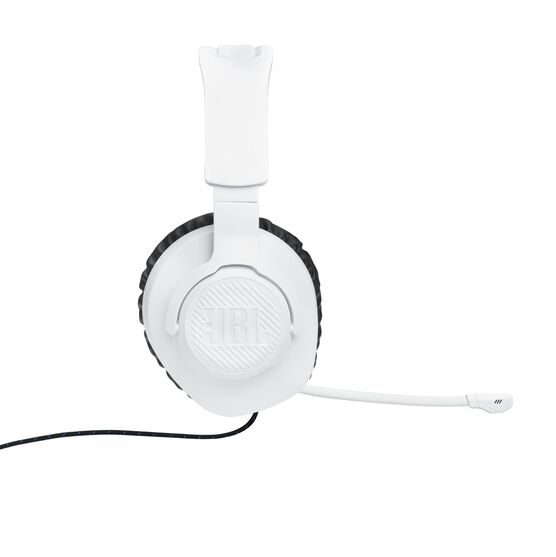 JBL Quantum 100P Console - White - Wired over-ear gaming headset with a detachable mic - Right JBL Quantum 100P Console - White - Wired over-ear gaming headset with a detachable mic - Right